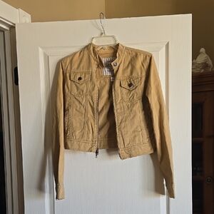 Abercrombie Women's khaki Casual Jacket. Size XS.